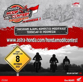 Tunas Honda dan Jaringannya NSS Kedaton Menggelar Honda Modif Contest 2021